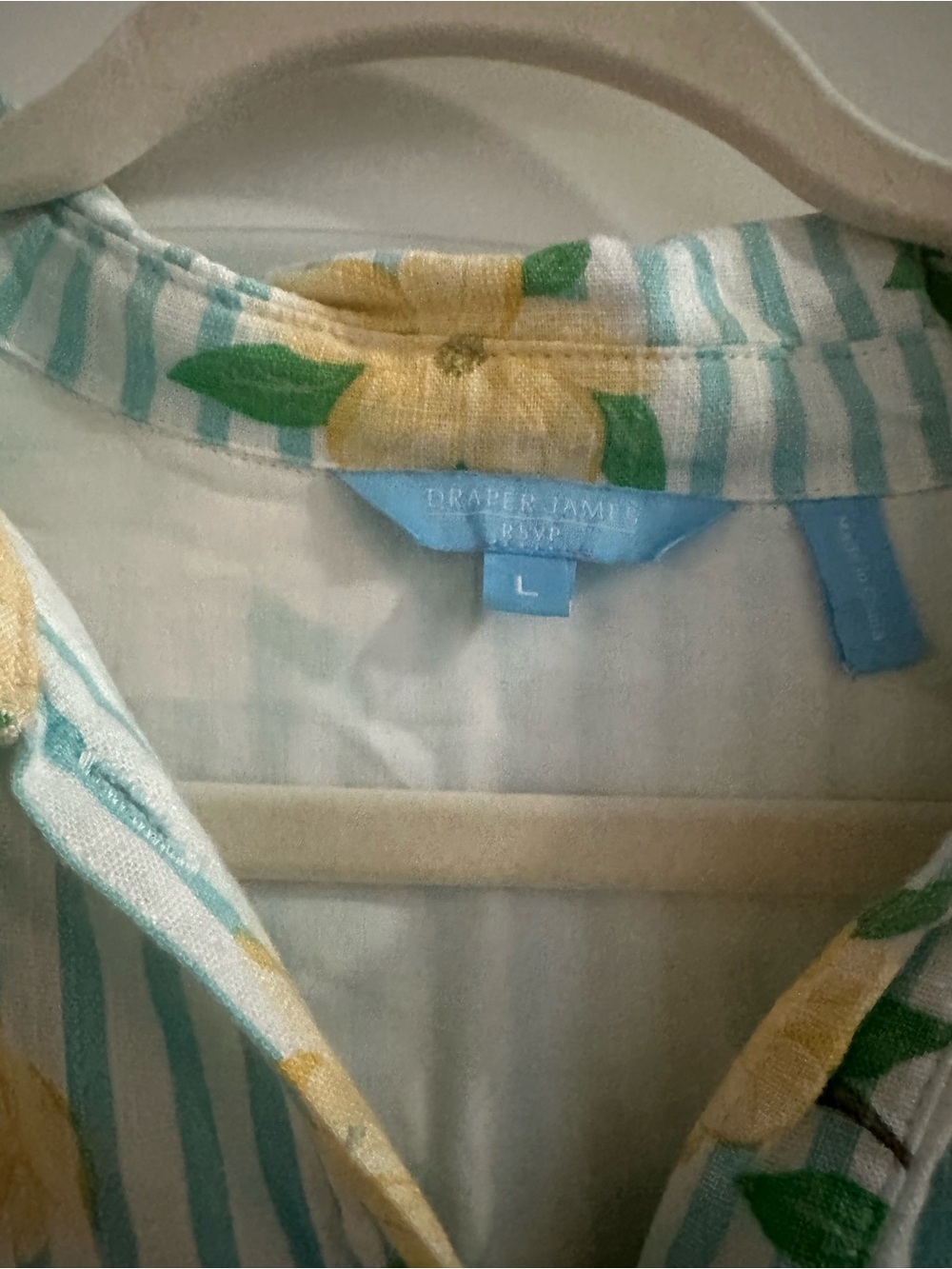 🌼 Draper James Floral Stripe Dress | Women’s Size Large | NWOT - Picture 4 of 5